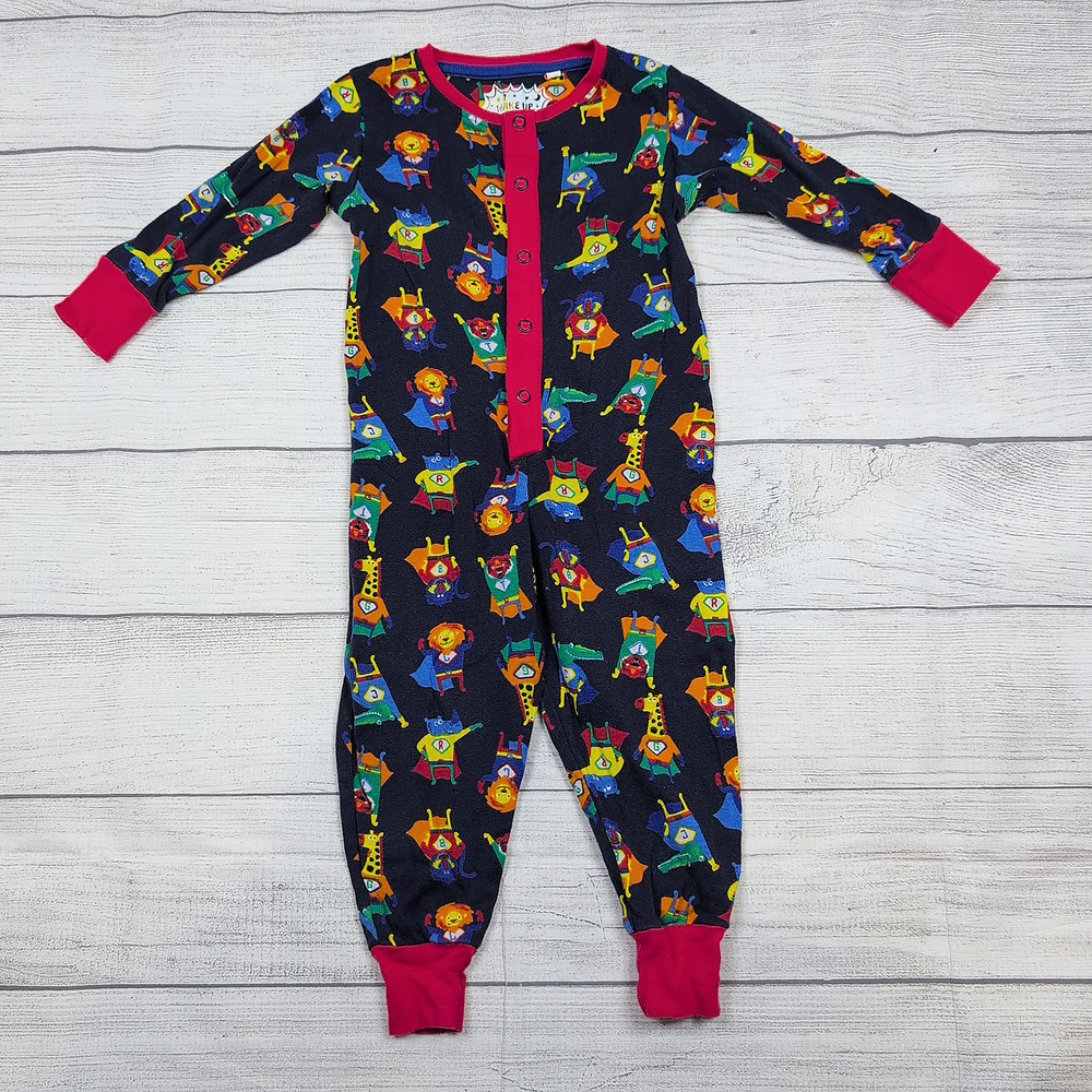 12/18m BlueZoo Super Hero Animal Romper